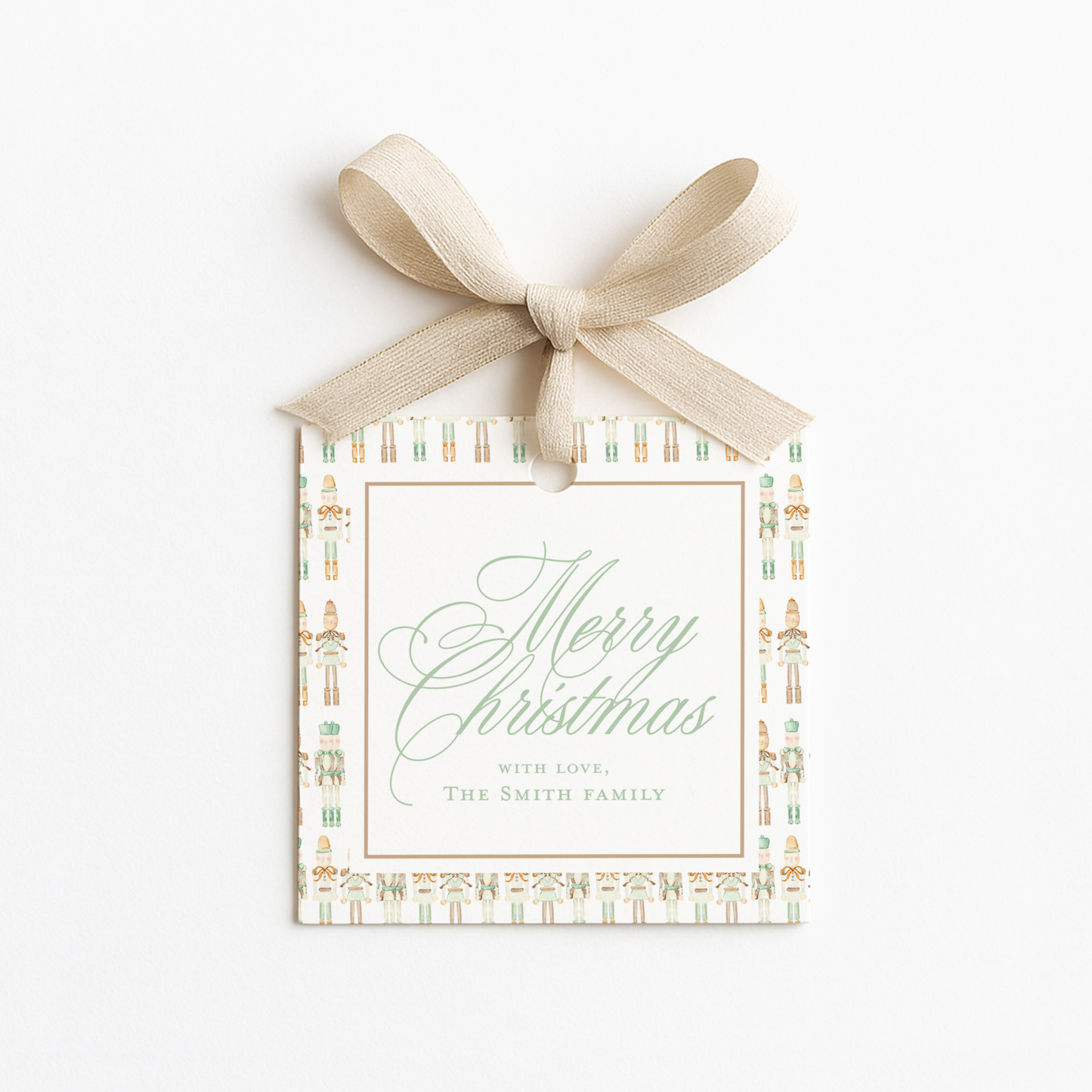 Square Christmas Gift Tags