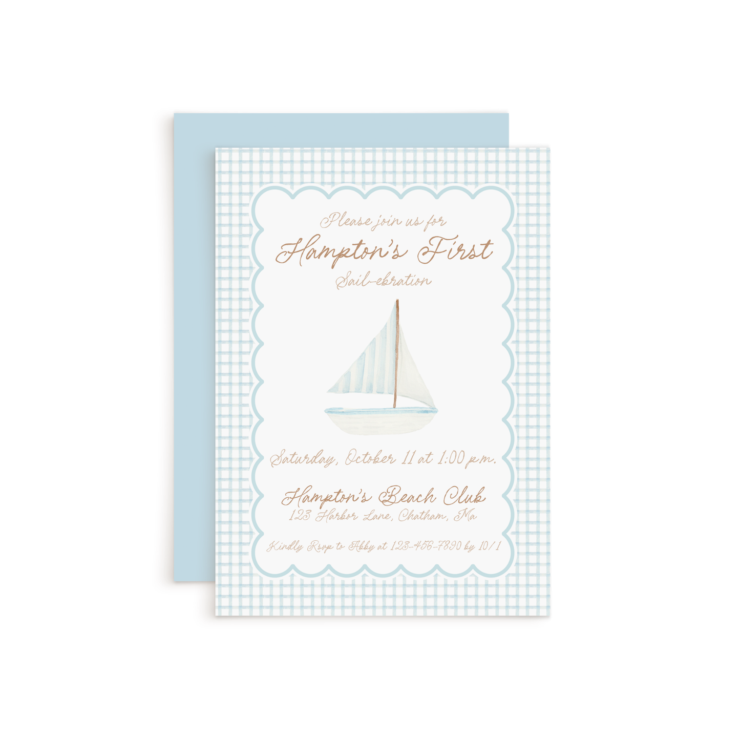 Sail-ebration Invitation #1