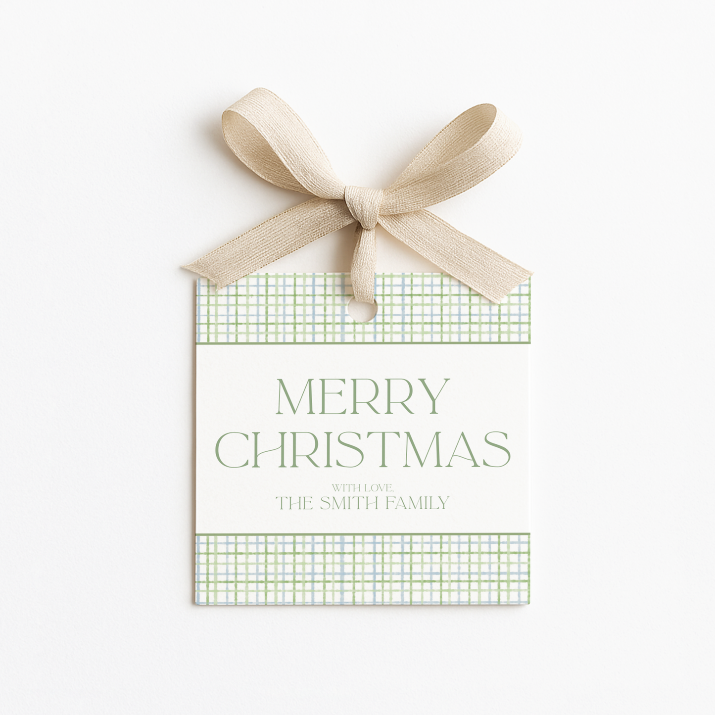 Square Christmas Gift Tags