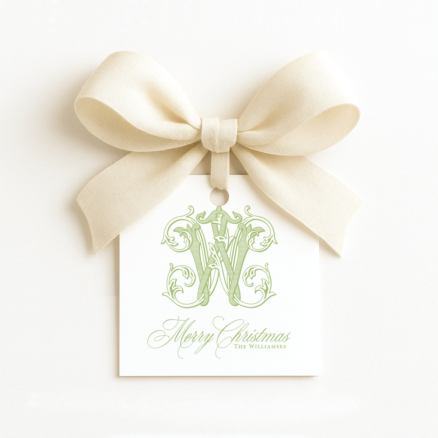 Square Christmas Gift Tags