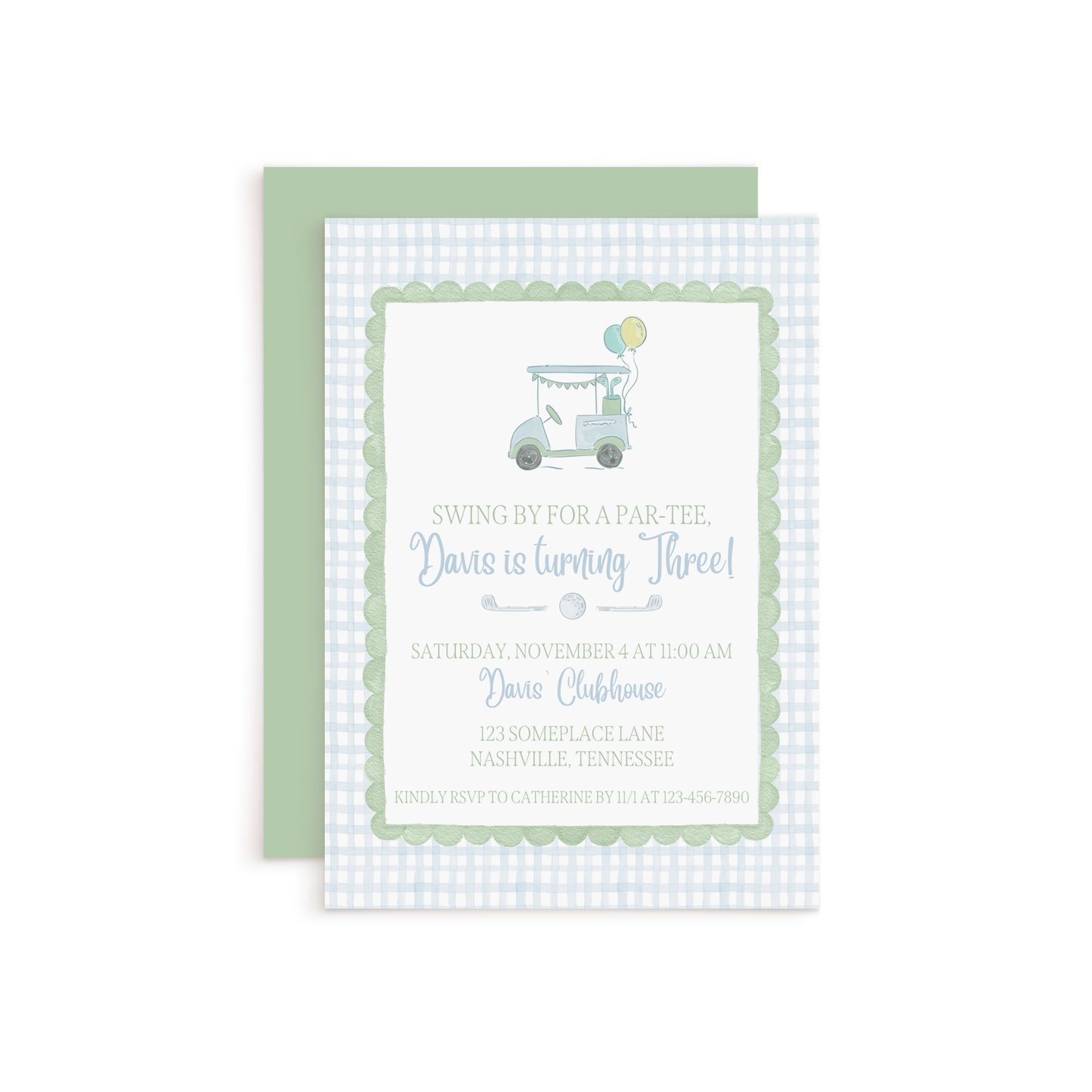 Par-tee Golf Invitation #5