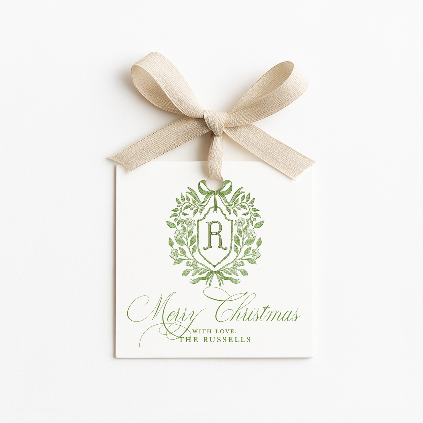 Square Christmas Gift Tags