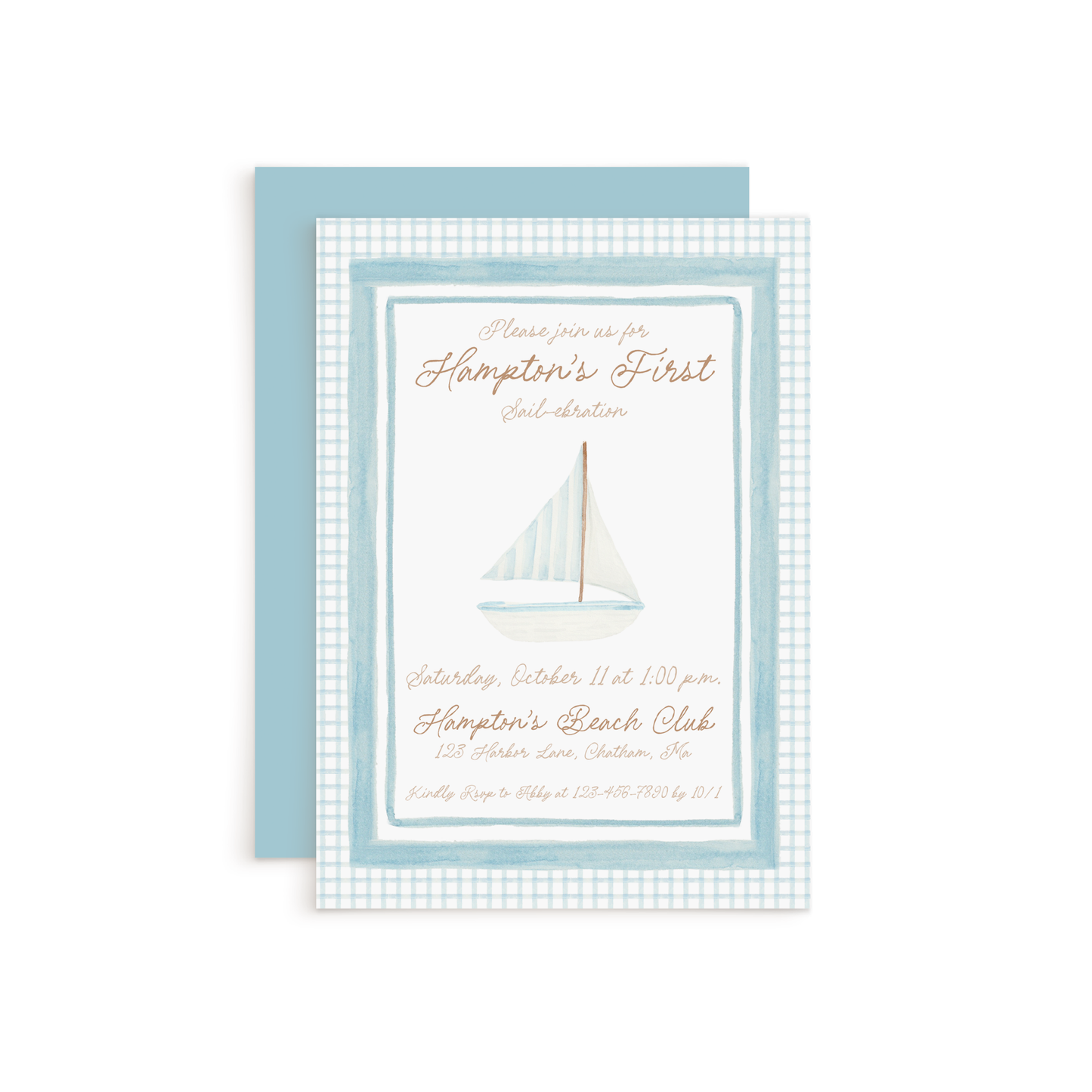 Sail-ebration Invitation #2