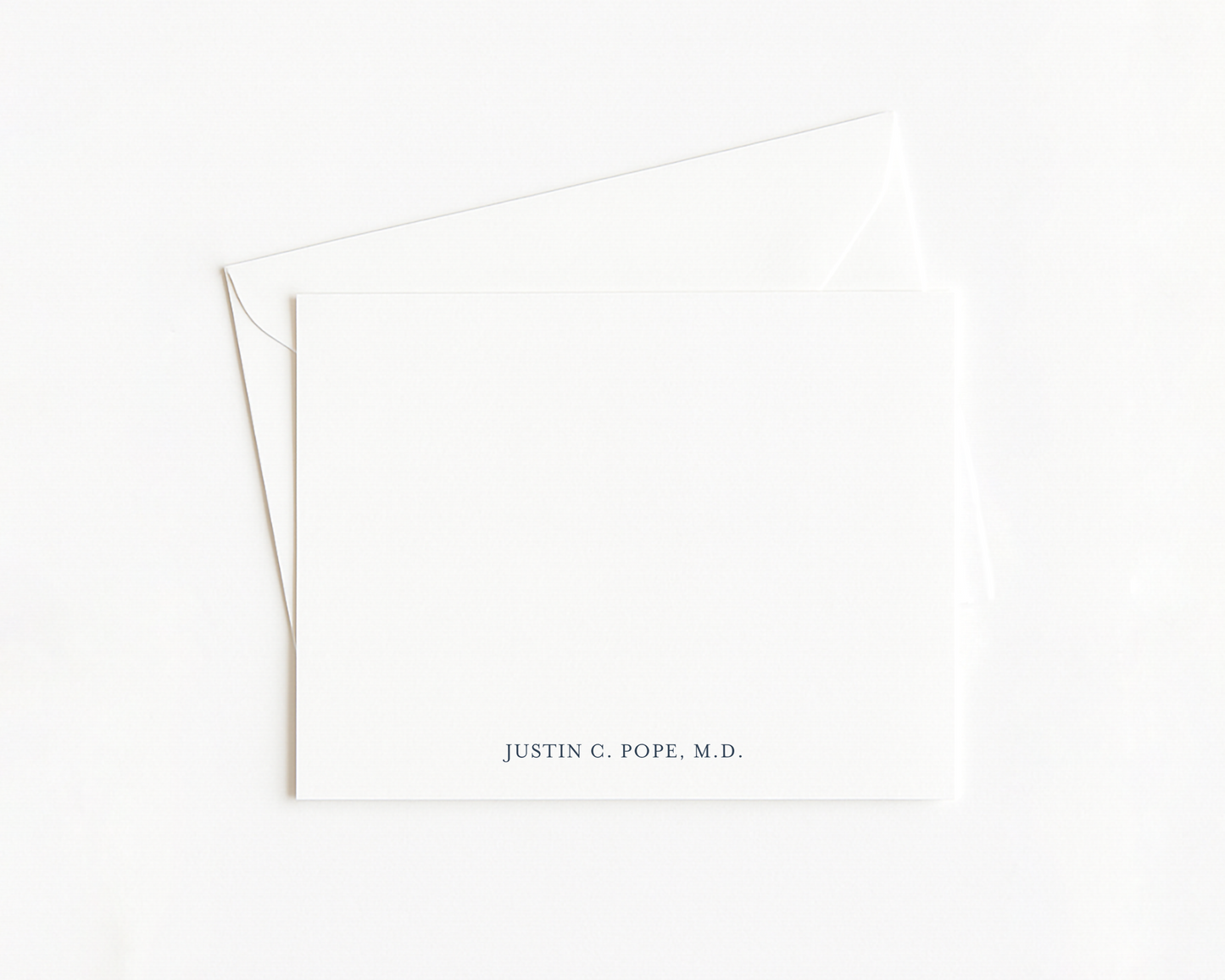 Simple Serif Men's Stationery