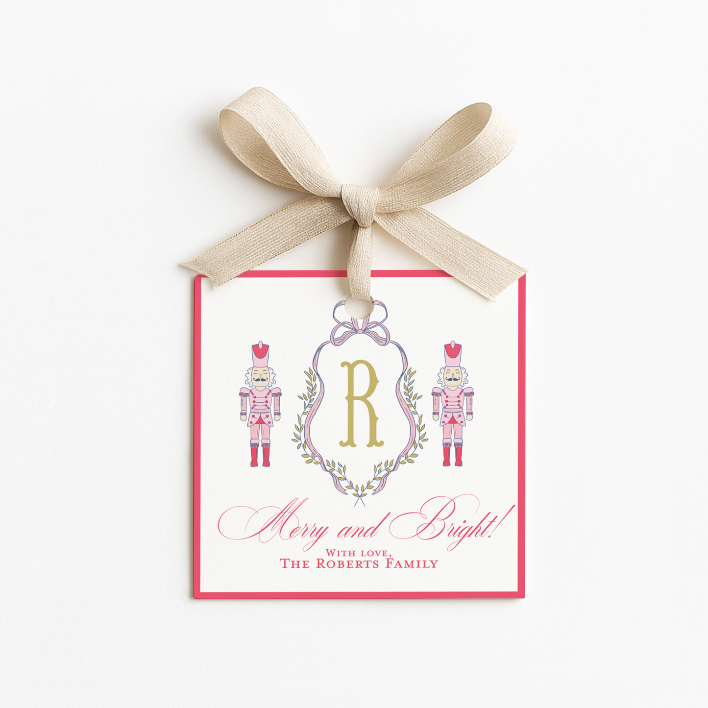 Square Christmas Gift Tags