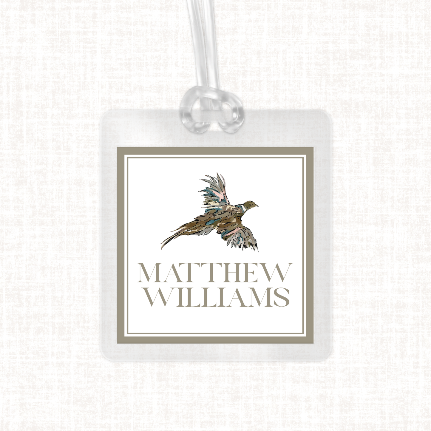Laminated Bag Tag
