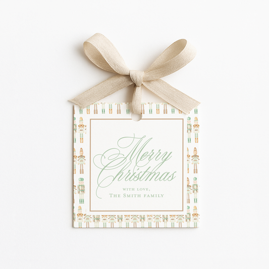 Square Christmas Gift Tags