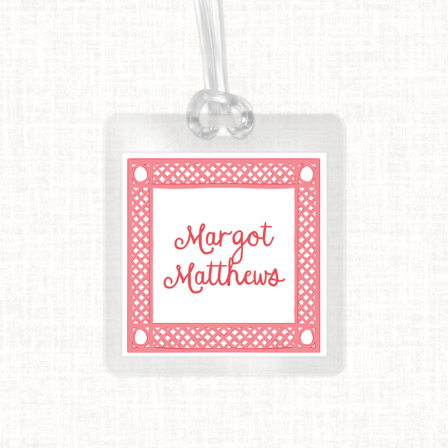 Laminated Bag Tag