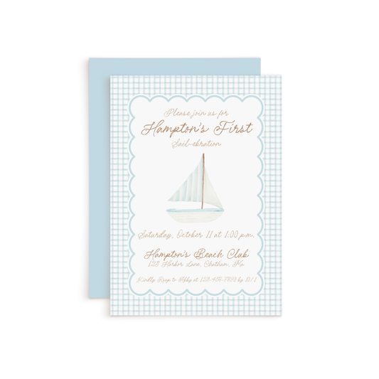 Sail-ebration Invitation #1