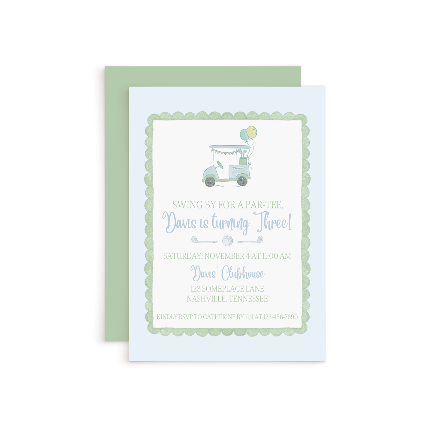 Par-tee Golf Invitation #3