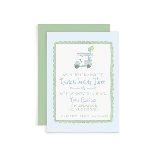 Par-tee Golf Invitation #3
