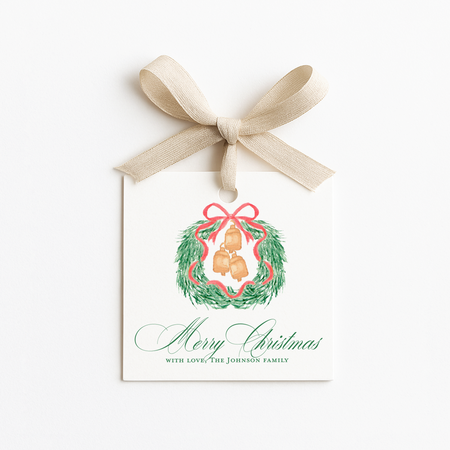 Square Christmas Gift Tags