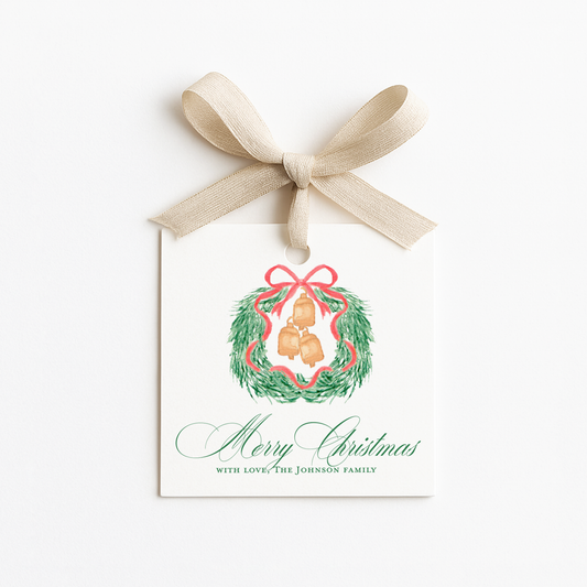 Square Christmas Gift Tags