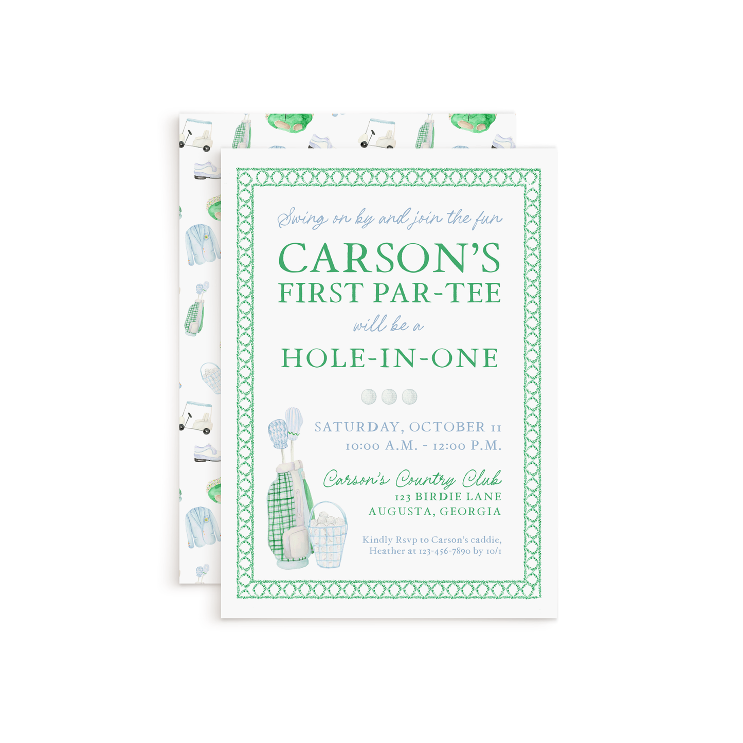 Par-tee Golf Invitation #6