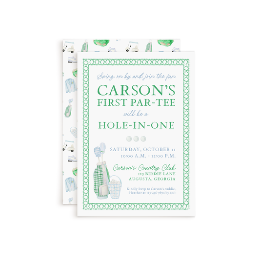 Par-tee Golf Invitation #6