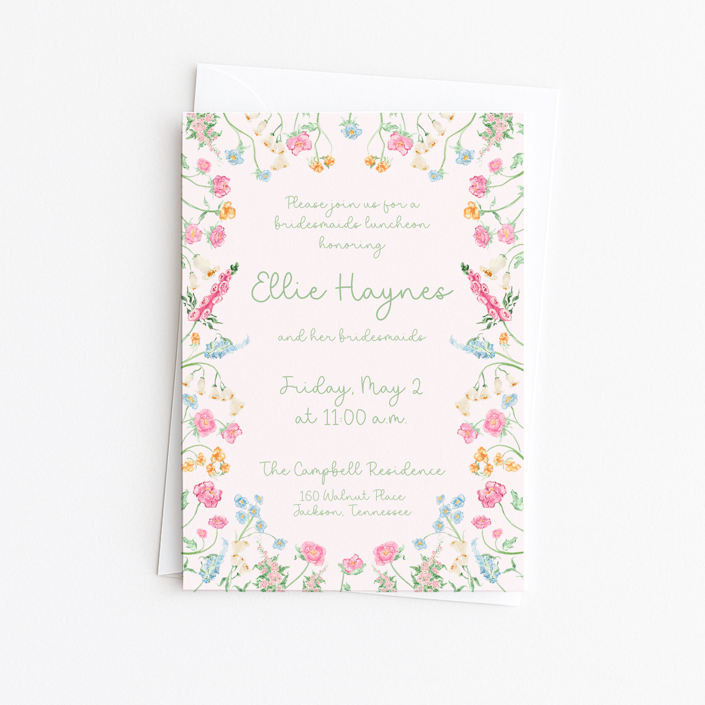 Love In Bloom Bridal Shower Invitation (Copy)