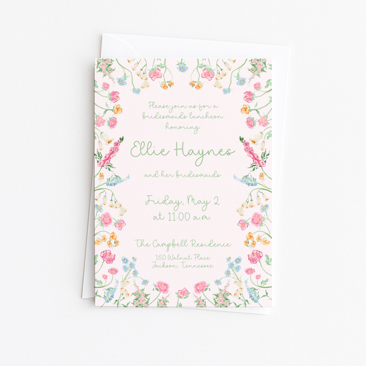 Love In Bloom Bridal Shower Invitation (Copy)