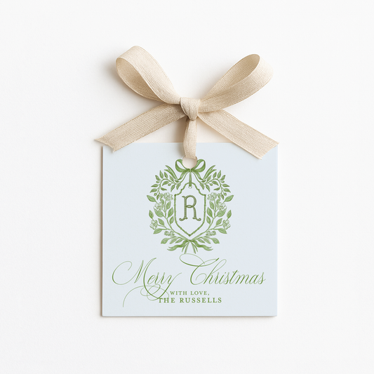 Square Christmas Gift Tags