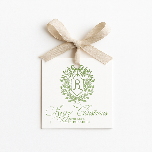 Square Christmas Gift Tags