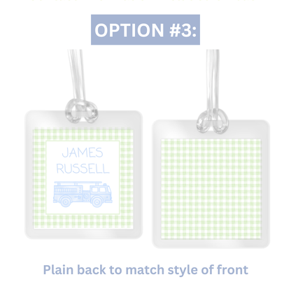 Laminated Bag Tag