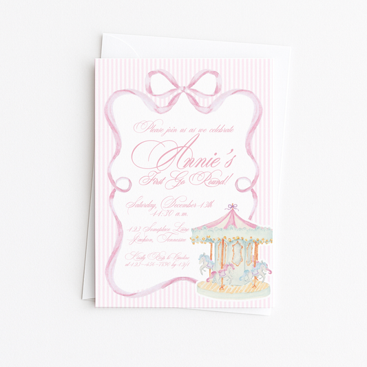 First Go-Round Invitation #4