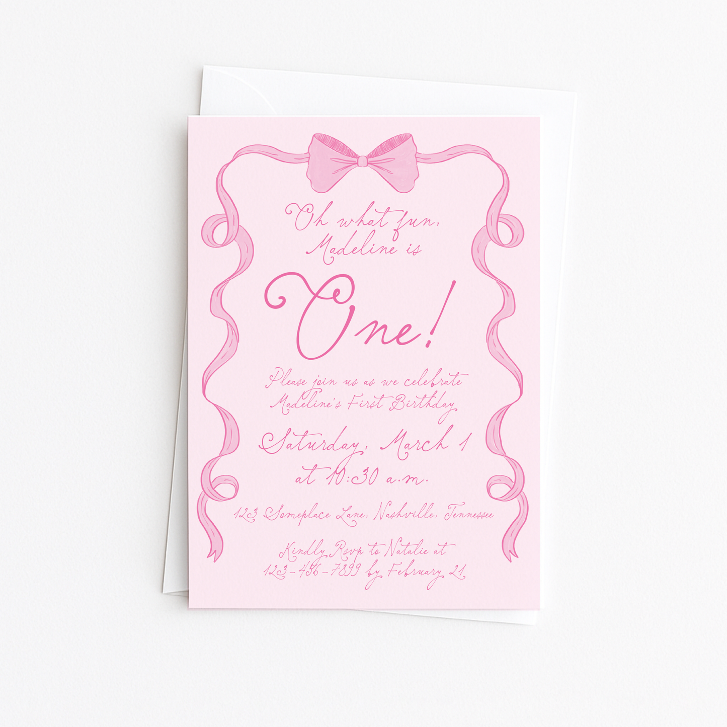 Sweet ONE Invitation #1