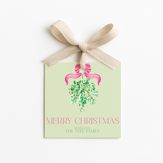 Square Christmas Gift Tags
