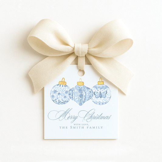Square Christmas Gift Tags