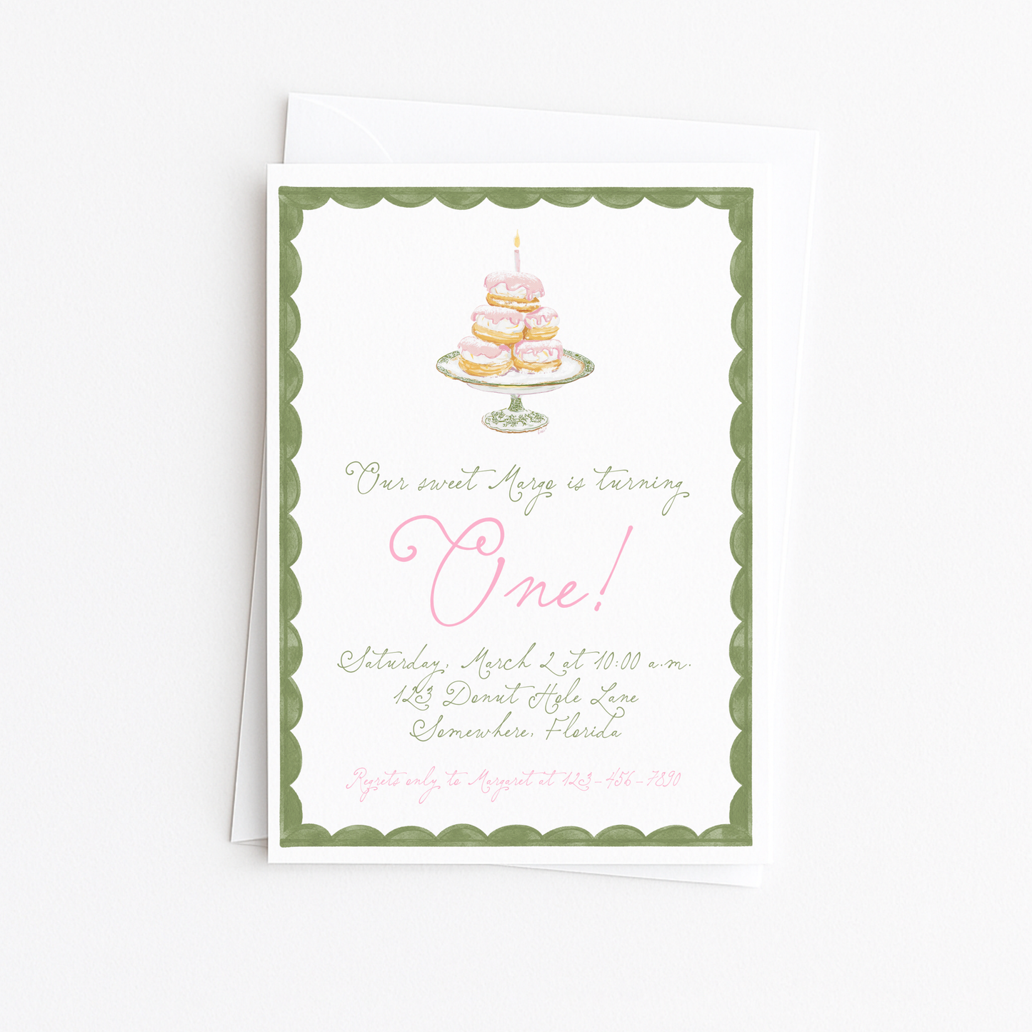 Sweet ONE Invitation #2