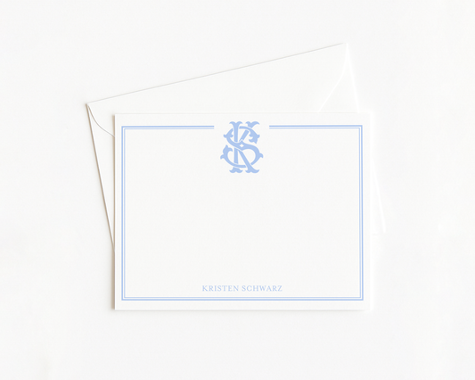 Interlocking Monogram Stationery