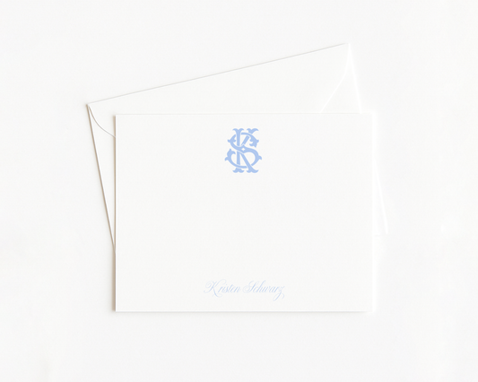 Interlocking Monogram Stationery