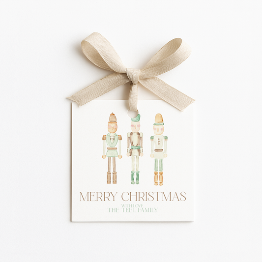 Square Christmas Gift Tags