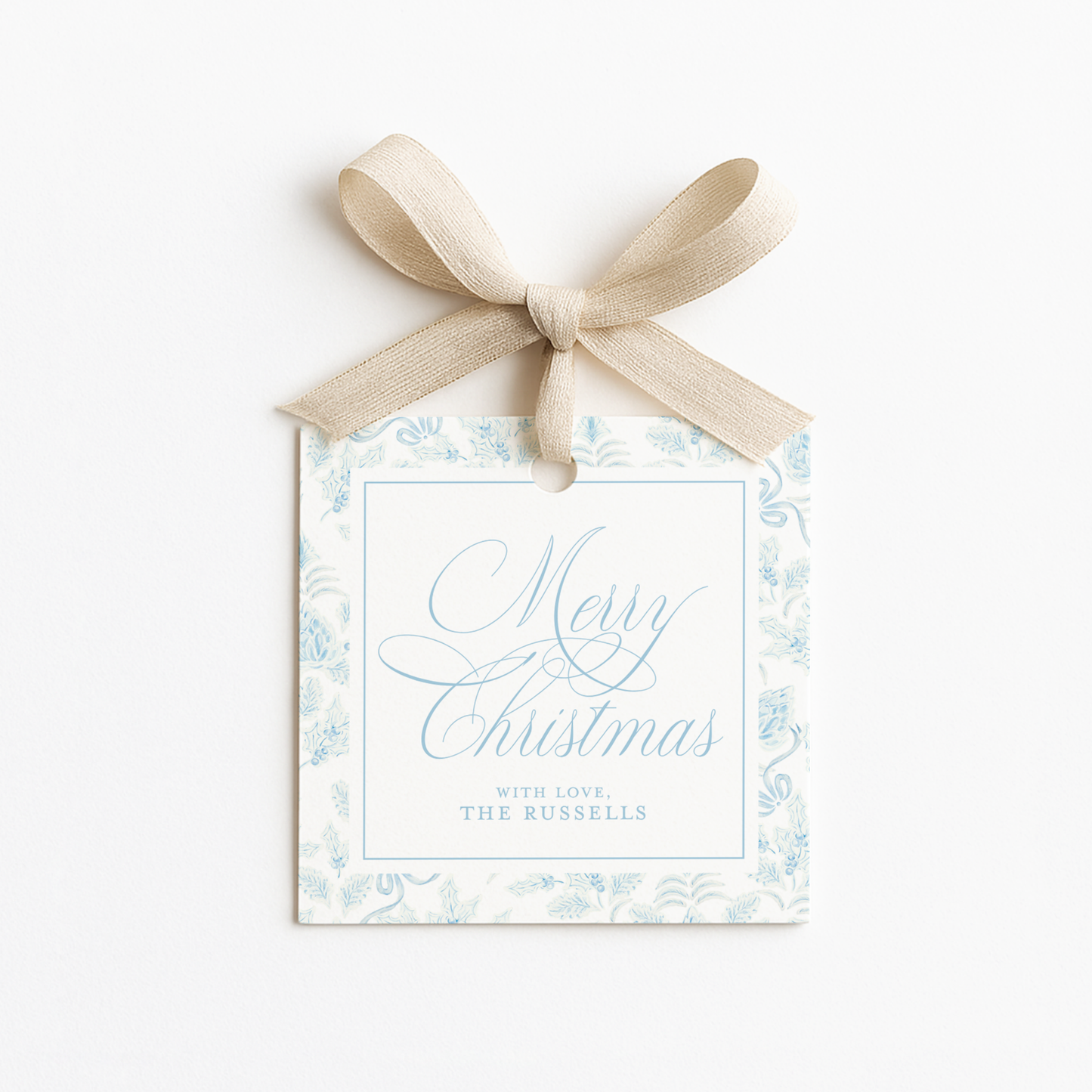 Square Christmas Gift Tags