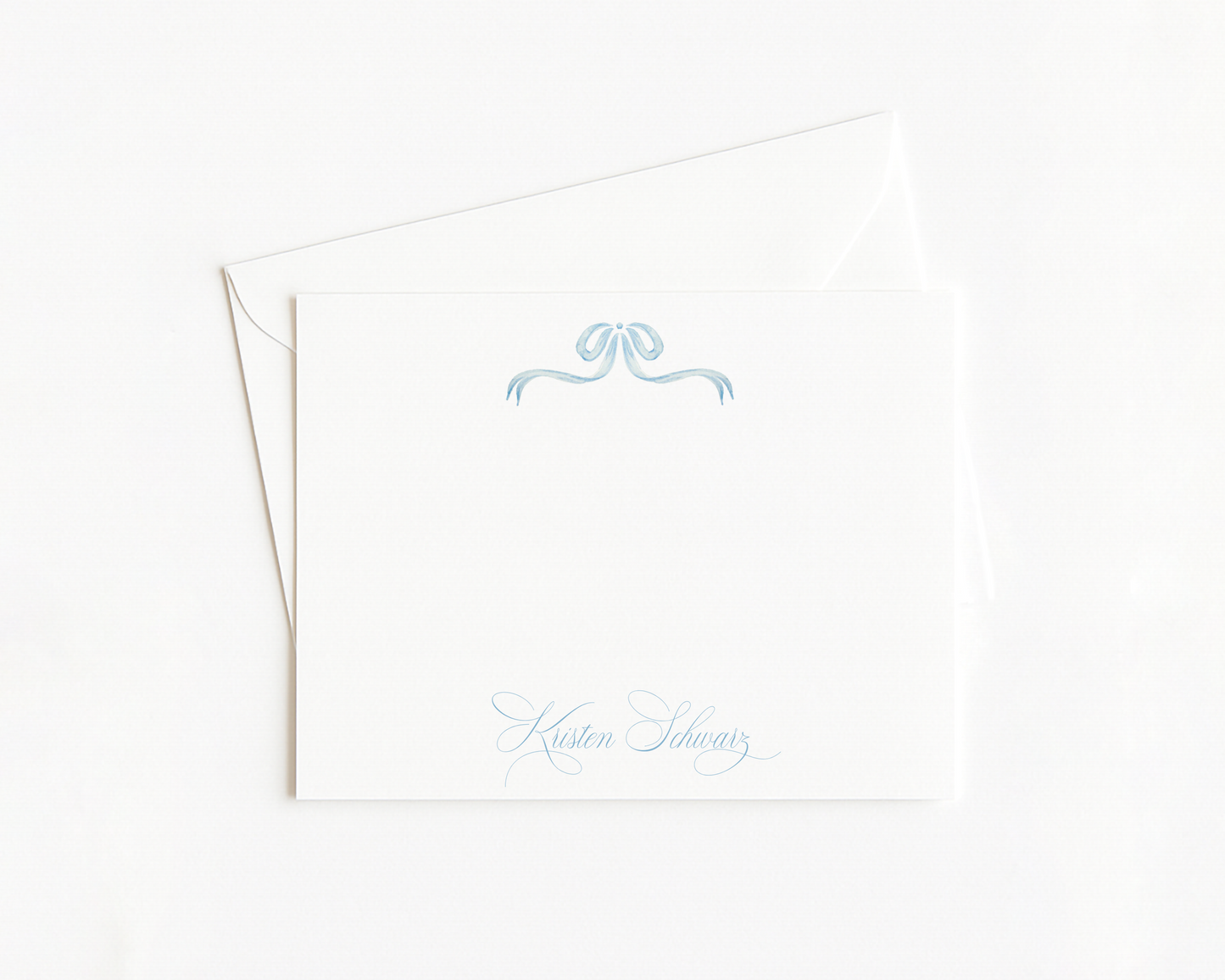 Blue Bow Stationery