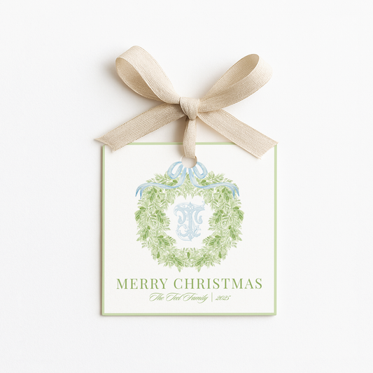Square Christmas Gift Tags