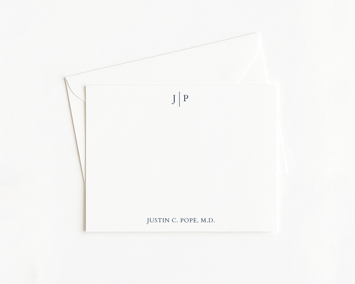Men's Monogram Stationery