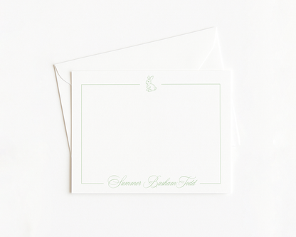 Bunny Script Stationery