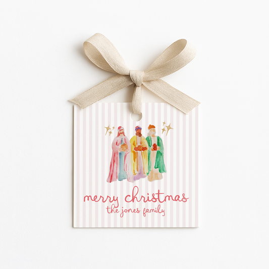 Square Christmas Gift Tags