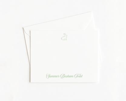 Bunny Script Stationery