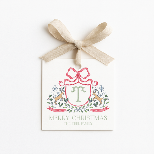 Square Christmas Gift Tags
