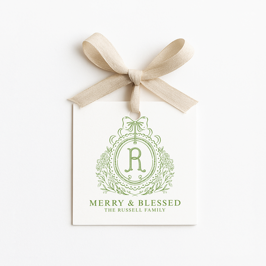 Square Christmas Gift Tags