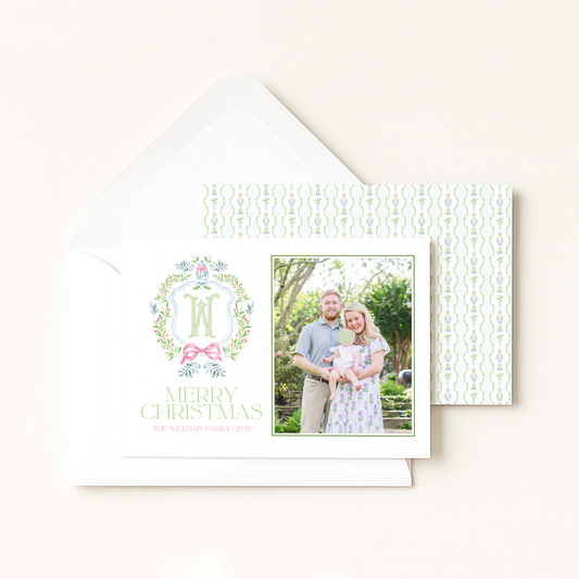 Monogram Wreath Crest