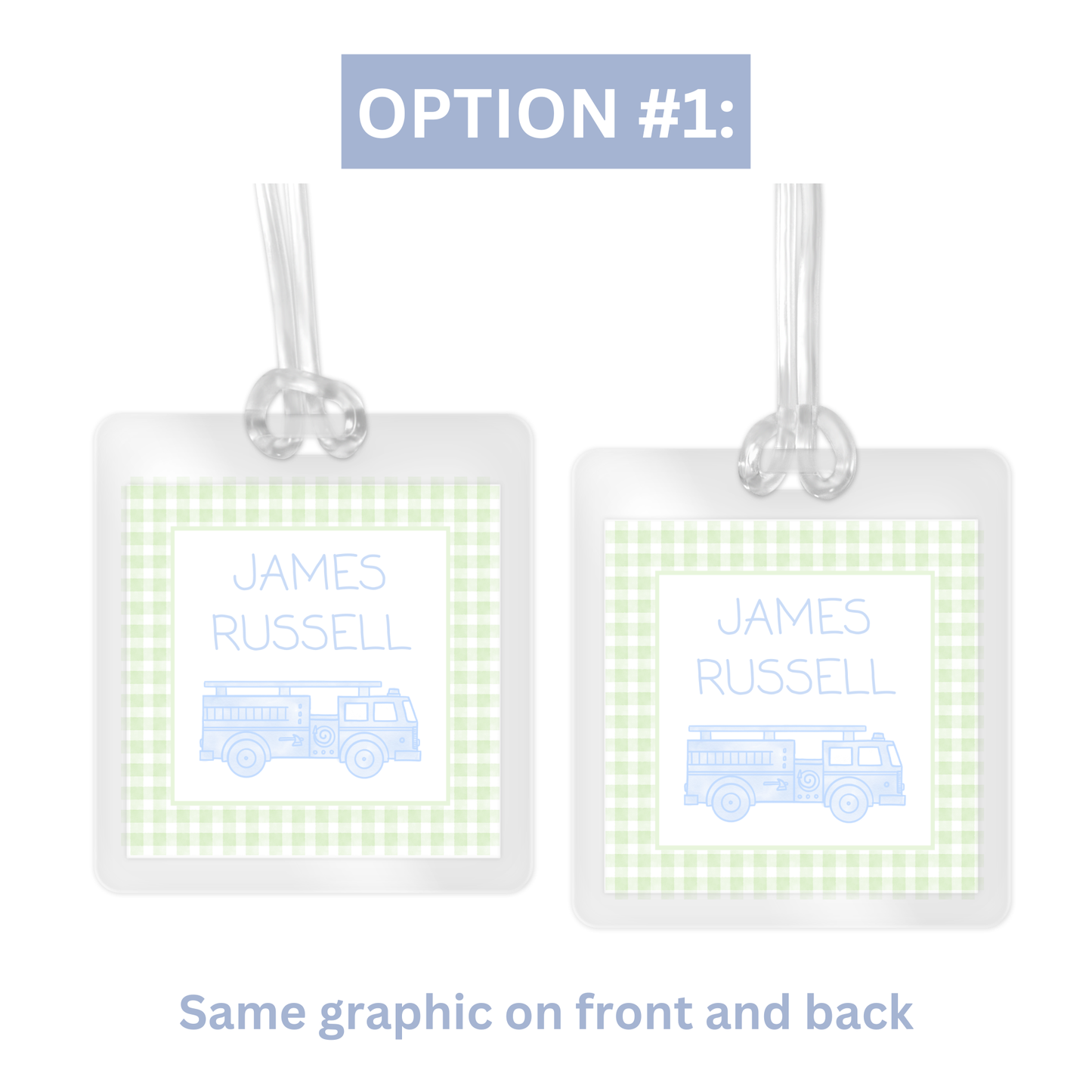 Laminated Bag Tag
